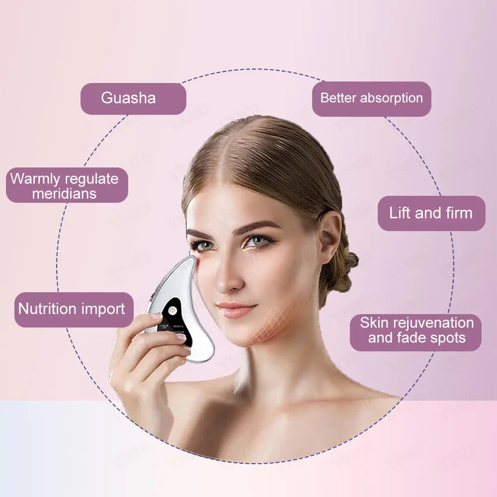 elektrische gua sha gezichtsmassage apparaat