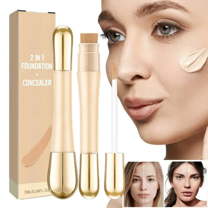 2 in 1 - Foundation + Anti-Rimpel Concealer