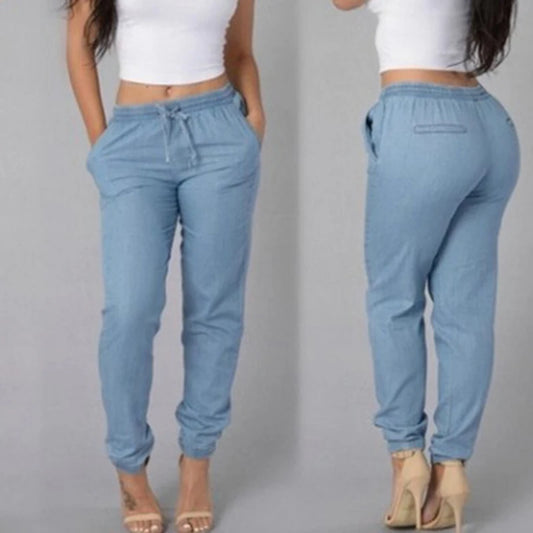 Zara™ | Elastic Waist Jeans