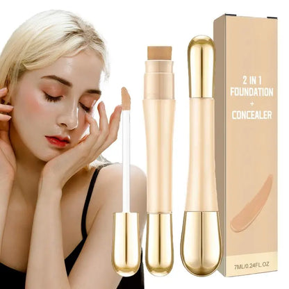 2 in 1 - Foundation + Anti-Rimpel Concealer