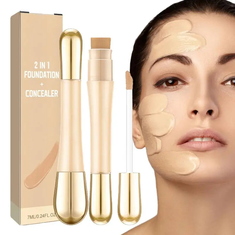 2 in 1 - Foundation + Anti-Rimpel Concealer