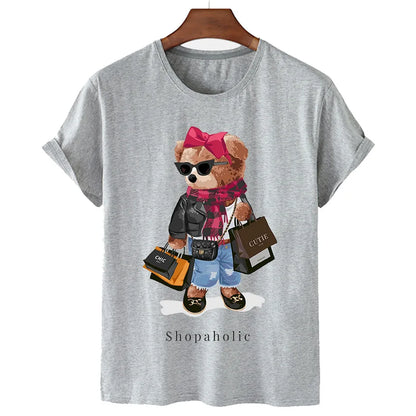 Shopaholic Bear | T-Shirt