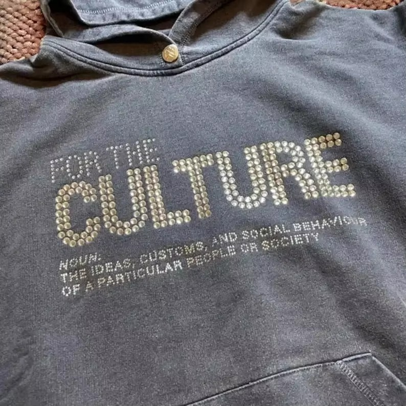 For The Culture | Trendy Y2K Hoodie